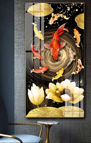 Tranh Cửu Ngư Quần Hội | Tranh Ngọc Việt - Đắk Lắk | Tranh Ngọc Việt - Xưởng Tranh Đẹp Buôn Ma Thuột (BMT) DakLak