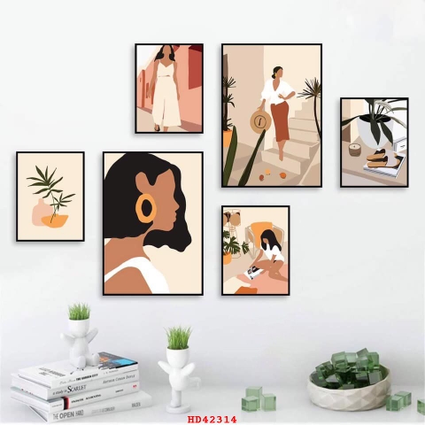 Tranh Cô Gái - Đẹp, Sang | Tranh Ngọc Việt - Đắk Lắk | Tranh Ngọc Việt - Xưởng Tranh Đẹp Buôn Ma Thuột (BMT) DakLak