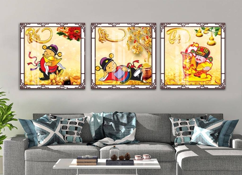 Tranh Phúc Lộc Thọ | Tranh Ngọc Việt - Đắk Lắk | Tranh Ngọc Việt - Xưởng Tranh Đẹp Buôn Ma Thuột (BMT) DakLak