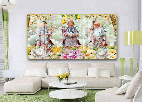 Tranh Phúc Lộc Thọ | Tranh Ngọc Việt - Đắk Lắk | Tranh Ngọc Việt - Xưởng Tranh Đẹp Buôn Ma Thuột (BMT) DakLak