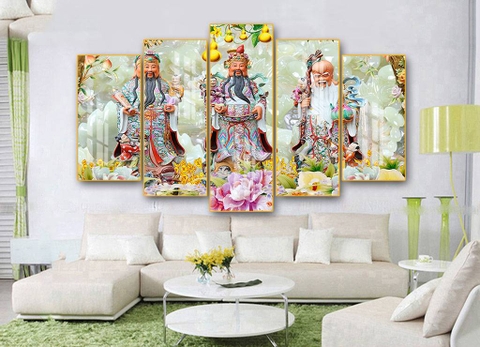 Tranh Phúc Lộc Thọ | Tranh Ngọc Việt - Đắk Lắk | Tranh Ngọc Việt - Xưởng Tranh Đẹp Buôn Ma Thuột (BMT) DakLak