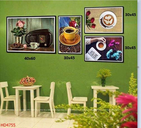 Tranh Quán Cà Phê - Coffee Shop | Tranh Ngọc Việt - Đắk Lắk | Tranh Ngọc Việt - Xưởng Tranh Đẹp Buôn Ma Thuột (BMT) DakLak