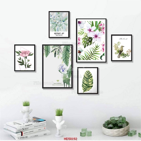 Tranh Lá Cây Nhiệt Đới | Tranh Ngọc Việt - Đắk Lắk | Tranh Ngọc Việt - Xưởng Tranh Đẹp Buôn Ma Thuột (BMT) DakLak