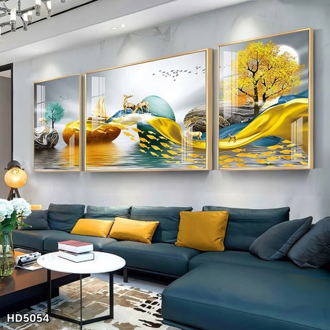 Tranh Hươu Tài Lộc | Tranh Ngọc Việt - Đắk Lắk | Tranh Ngọc Việt - Xưởng Tranh Đẹp Buôn Ma Thuột (BMT) DakLak