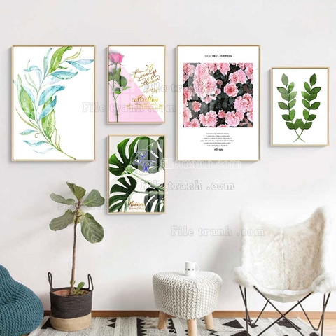 Tranh Lá Cây Nhiệt Đới | Tranh Ngọc Việt - Đắk Lắk | Tranh Ngọc Việt - Xưởng Tranh Đẹp Buôn Ma Thuột (BMT) DakLak