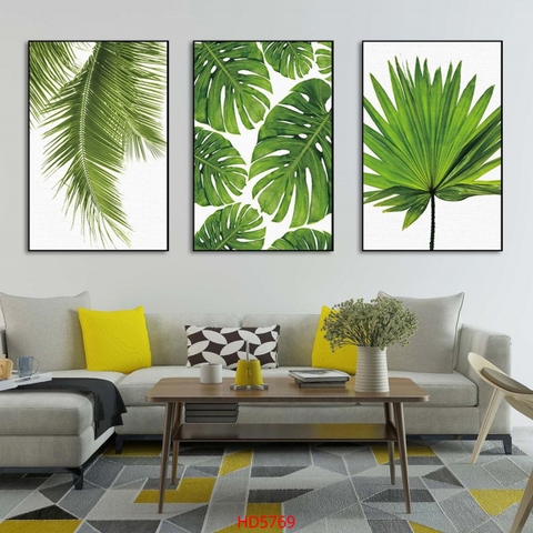 Tranh Lá Cây Nhiệt Đới | Tranh Ngọc Việt - Đắk Lắk | Tranh Ngọc Việt - Xưởng Tranh Đẹp Buôn Ma Thuột (BMT) DakLak