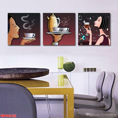 Tranh Quán Cà Phê - Coffee Shop | Tranh Ngọc Việt - Đắk Lắk | Tranh Ngọc Việt - Xưởng Tranh Đẹp Buôn Ma Thuột (BMT) DakLak