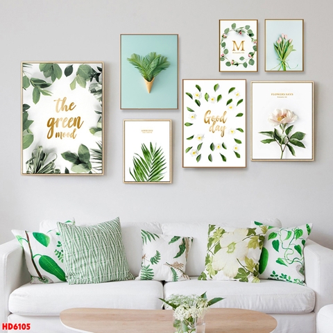 Tranh Lá Cây Nhiệt Đới | Tranh Ngọc Việt - Đắk Lắk | Tranh Ngọc Việt - Xưởng Tranh Đẹp Buôn Ma Thuột (BMT) DakLak