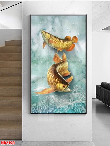 Tranh Cá Phong Thủy | Tranh Ngọc Việt - Đắk Lắk | Tranh Ngọc Việt - Xưởng Tranh Đẹp Buôn Ma Thuột (BMT) DakLak