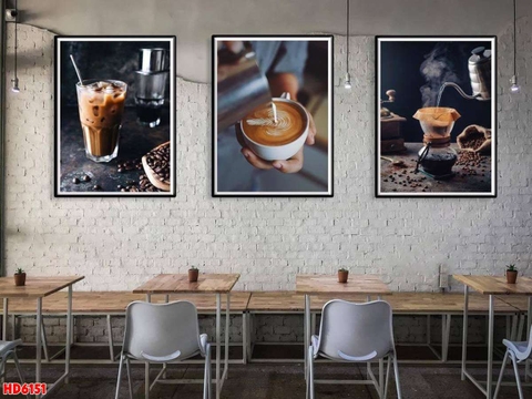 Tranh Quán Cà Phê - Coffee Shop | Tranh Ngọc Việt - Đắk Lắk | Tranh Ngọc Việt - Xưởng Tranh Đẹp Buôn Ma Thuột (BMT) DakLak