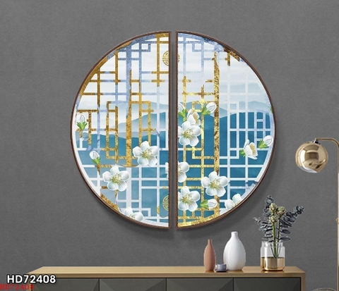 Tranh Bán Nguyệt Mới | Tranh Ngọc Việt - Đắk Lắk | Tranh Ngọc Việt - Xưởng Tranh Đẹp Buôn Ma Thuột (BMT) DakLak