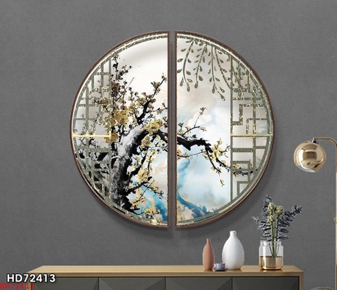 Tranh Bán Nguyệt Mới | Tranh Ngọc Việt - Đắk Lắk | Tranh Ngọc Việt - Xưởng Tranh Đẹp Buôn Ma Thuột (BMT) DakLak