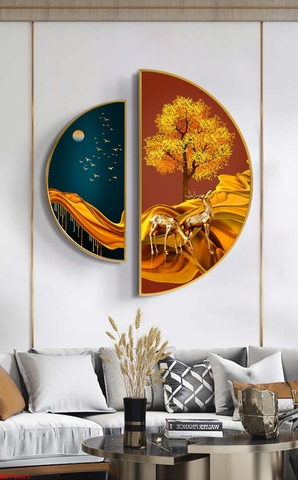 Tranh Bán Nguyệt Mới | Tranh Ngọc Việt - Đắk Lắk | Tranh Ngọc Việt - Xưởng Tranh Đẹp Buôn Ma Thuột (BMT) DakLak