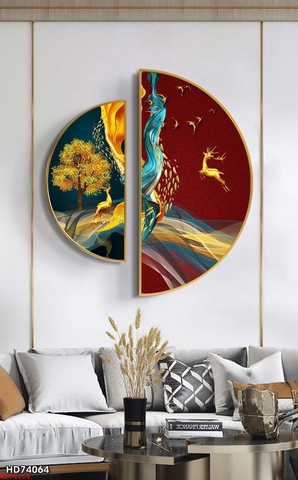 Tranh Bán Nguyệt Mới | Tranh Ngọc Việt - Đắk Lắk | Tranh Ngọc Việt - Xưởng Tranh Đẹp Buôn Ma Thuột (BMT) DakLak