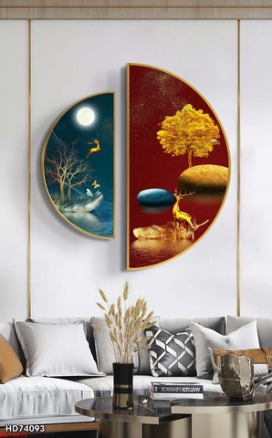 Tranh Bán Nguyệt Mới | Tranh Ngọc Việt - Đắk Lắk | Tranh Ngọc Việt - Xưởng Tranh Đẹp Buôn Ma Thuột (BMT) DakLak