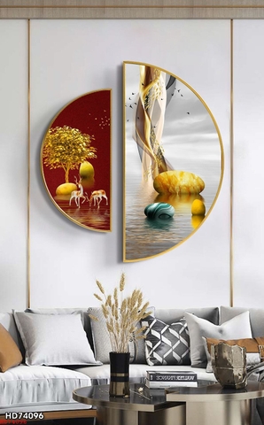 Tranh Bán Nguyệt Mới | Tranh Ngọc Việt - Đắk Lắk | Tranh Ngọc Việt - Xưởng Tranh Đẹp Buôn Ma Thuột (BMT) DakLak