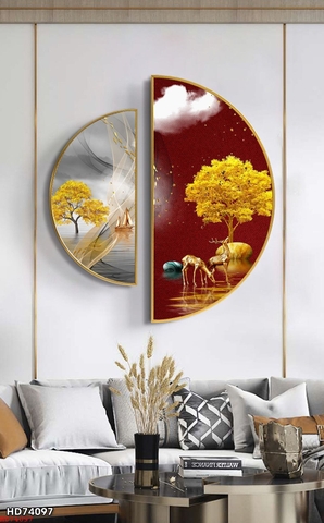 Tranh Bán Nguyệt Mới | Tranh Ngọc Việt - Đắk Lắk | Tranh Ngọc Việt - Xưởng Tranh Đẹp Buôn Ma Thuột (BMT) DakLak