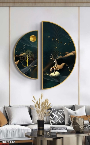 Tranh Bán Nguyệt Mới | Tranh Ngọc Việt - Đắk Lắk | Tranh Ngọc Việt - Xưởng Tranh Đẹp Buôn Ma Thuột (BMT) DakLak