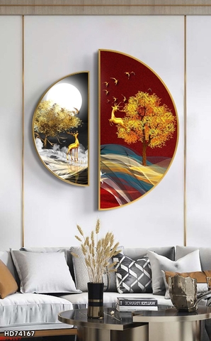 Tranh Bán Nguyệt Mới | Tranh Ngọc Việt - Đắk Lắk | Tranh Ngọc Việt - Xưởng Tranh Đẹp Buôn Ma Thuột (BMT) DakLak