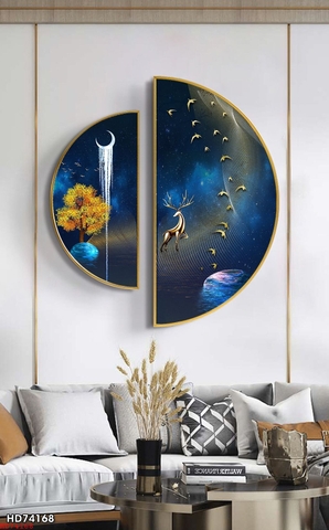 Tranh Bán Nguyệt Mới | Tranh Ngọc Việt - Đắk Lắk | Tranh Ngọc Việt - Xưởng Tranh Đẹp Buôn Ma Thuột (BMT) DakLak