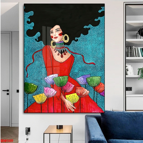 Tranh Cô Gái - Đẹp, Sang | Tranh Ngọc Việt - Đắk Lắk | Tranh Ngọc Việt - Xưởng Tranh Đẹp Buôn Ma Thuột (BMT) DakLak