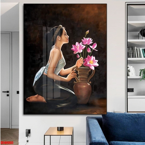 Tranh Cô Gái - Đẹp, Sang | Tranh Ngọc Việt - Đắk Lắk | Tranh Ngọc Việt - Xưởng Tranh Đẹp Buôn Ma Thuột (BMT) DakLak