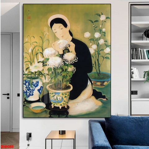 Tranh Cô Gái - Đẹp, Sang | Tranh Ngọc Việt - Đắk Lắk | Tranh Ngọc Việt - Xưởng Tranh Đẹp Buôn Ma Thuột (BMT) DakLak