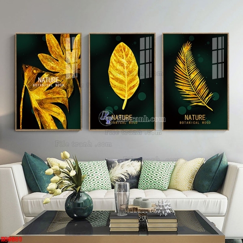 Tranh Lá Cây Nhiệt Đới | Tranh Ngọc Việt - Đắk Lắk | Tranh Ngọc Việt - Xưởng Tranh Đẹp Buôn Ma Thuột (BMT) DakLak