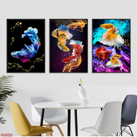 Tranh Cá Phong Thủy | Tranh Ngọc Việt - Đắk Lắk | Tranh Ngọc Việt - Xưởng Tranh Đẹp Buôn Ma Thuột (BMT) DakLak