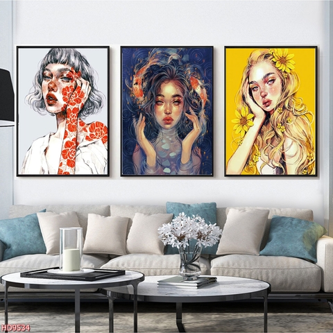 Tranh Cô Gái - Đẹp, Sang | Tranh Ngọc Việt - Đắk Lắk | Tranh Ngọc Việt - Xưởng Tranh Đẹp Buôn Ma Thuột (BMT) DakLak