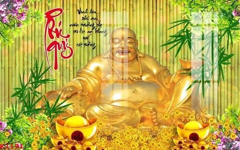 Tranh Phật Di Lặc | Tranh Ngọc Việt - BMT - Đắk Lắk | Tranh Ngọc Việt - Xưởng Tranh Đẹp Buôn Ma Thuột (BMT) DakLak