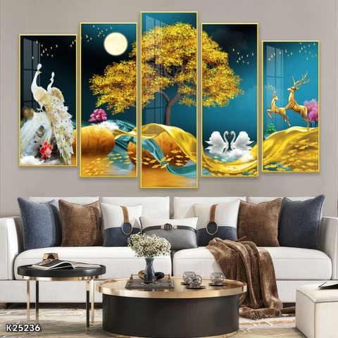 Bộ 5 Tranh Ghép Đẹp, Sang | Tranh Ngọc Việt - Đắk Lắk | Tranh Ngọc Việt - Xưởng Tranh Đẹp Buôn Ma Thuột (BMT) DakLak