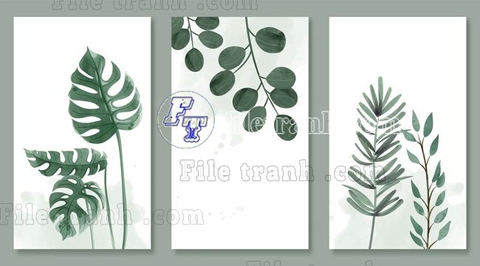 Tranh Lá Cây Nhiệt Đới | Tranh Ngọc Việt - Đắk Lắk | Tranh Ngọc Việt - Xưởng Tranh Đẹp Buôn Ma Thuột (BMT) DakLak