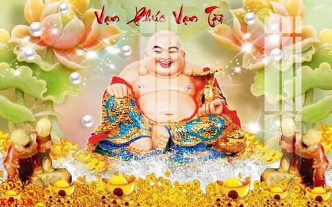 Tranh Phật Di Lặc | Tranh Ngọc Việt - BMT - Đắk Lắk | Tranh Ngọc Việt - Xưởng Tranh Đẹp Buôn Ma Thuột (BMT) DakLak