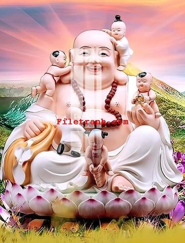 Tranh Phật Di Lặc | Tranh Ngọc Việt - BMT - Đắk Lắk | Tranh Ngọc Việt - Xưởng Tranh Đẹp Buôn Ma Thuột (BMT) DakLak