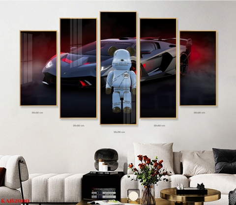 Tranh Gấu Bearbrick - KAWS | Tranh Ngọc Việt - Đắk Lắk | Tranh Ngọc Việt - Xưởng Tranh Đẹp Buôn Ma Thuột (BMT) DakLak