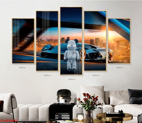 Tranh Gấu Bearbrick - KAWS | Tranh Ngọc Việt - Đắk Lắk | Tranh Ngọc Việt - Xưởng Tranh Đẹp Buôn Ma Thuột (BMT) DakLak