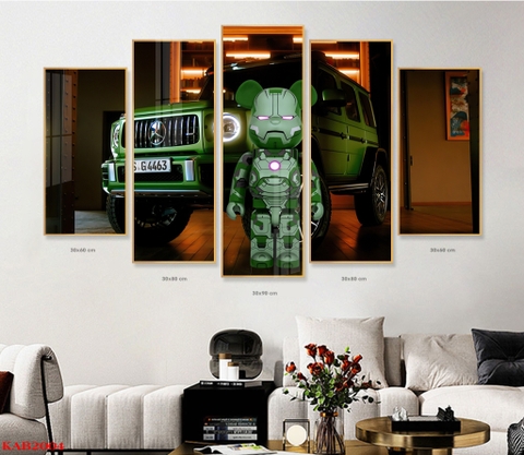 Tranh Gấu Bearbrick - KAWS | Tranh Ngọc Việt - Đắk Lắk | Tranh Ngọc Việt - Xưởng Tranh Đẹp Buôn Ma Thuột (BMT) DakLak