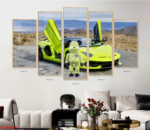 Tranh Gấu Bearbrick - KAWS | Tranh Ngọc Việt - Đắk Lắk | Tranh Ngọc Việt - Xưởng Tranh Đẹp Buôn Ma Thuột (BMT) DakLak