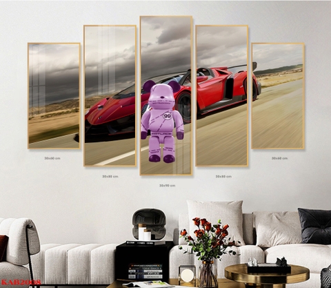 Tranh Gấu Bearbrick - KAWS | Tranh Ngọc Việt - Đắk Lắk | Tranh Ngọc Việt - Xưởng Tranh Đẹp Buôn Ma Thuột (BMT) DakLak