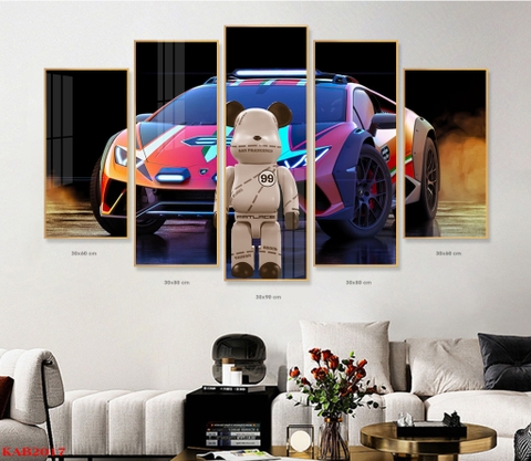 Tranh Gấu Bearbrick - KAWS | Tranh Ngọc Việt - Đắk Lắk | Tranh Ngọc Việt - Xưởng Tranh Đẹp Buôn Ma Thuột (BMT) DakLak