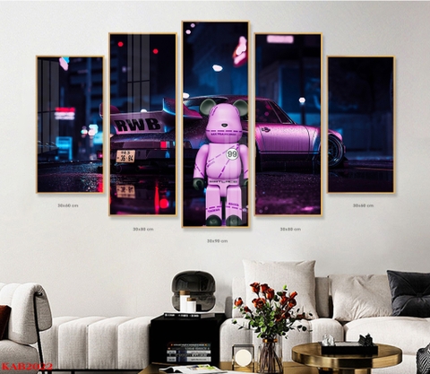 Tranh Gấu Bearbrick - KAWS | Tranh Ngọc Việt - Đắk Lắk | Tranh Ngọc Việt - Xưởng Tranh Đẹp Buôn Ma Thuột (BMT) DakLak