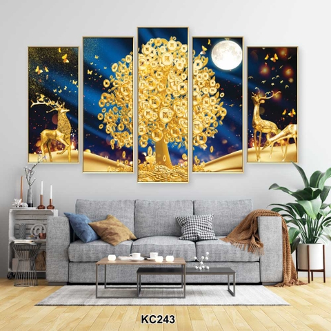 Bộ 5 Tranh Ghép Đẹp, Sang | Tranh Ngọc Việt - Đắk Lắk | Tranh Ngọc Việt - Xưởng Tranh Đẹp Buôn Ma Thuột (BMT) DakLak