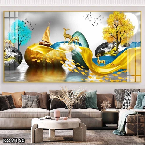 Tranh Hươu Tài Lộc | Tranh Ngọc Việt - Đắk Lắk | Tranh Ngọc Việt - Xưởng Tranh Đẹp Buôn Ma Thuột (BMT) DakLak