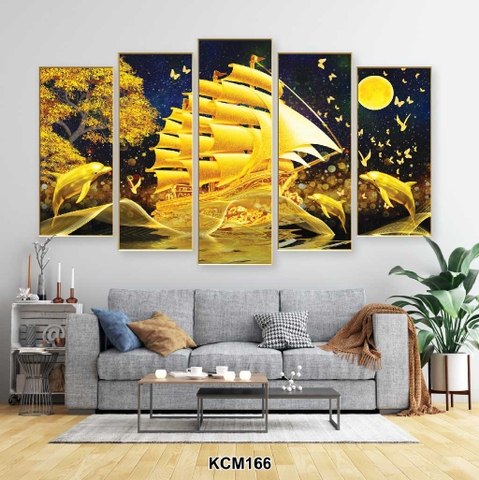 Bộ 5 Tranh Ghép Đẹp, Sang | Tranh Ngọc Việt - Đắk Lắk | Tranh Ngọc Việt - Xưởng Tranh Đẹp Buôn Ma Thuột (BMT) DakLak