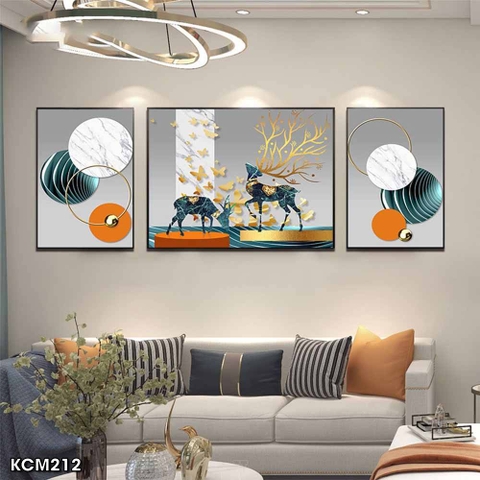 Tranh Hươu Tài Lộc | Tranh Ngọc Việt - Đắk Lắk | Tranh Ngọc Việt - Xưởng Tranh Đẹp Buôn Ma Thuột (BMT) DakLak