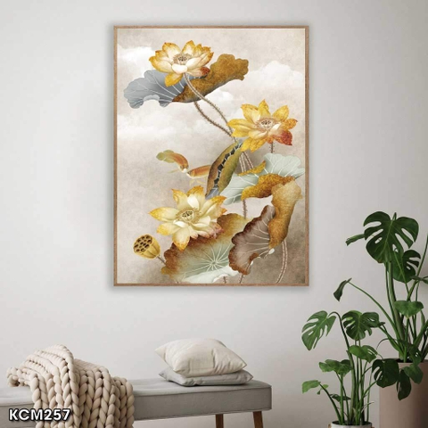 Tranh Hoa Sen Đẹp | Tranh Ngọc Việt - Đắk Lắk | Tranh Ngọc Việt - Xưởng Tranh Đẹp Buôn Ma Thuột (BMT) DakLak