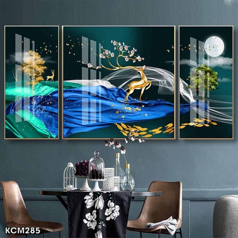 Tranh Hươu Tài Lộc | Tranh Ngọc Việt - Đắk Lắk | Tranh Ngọc Việt - Xưởng Tranh Đẹp Buôn Ma Thuột (BMT) DakLak