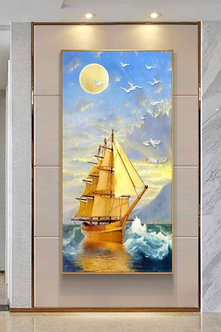 Tranh Thuận Buồm Xuôi Gió | Tranh Ngọc Việt - Đắk Lắk | Tranh Ngọc Việt - Xưởng Tranh Đẹp Buôn Ma Thuột (BMT) DakLak