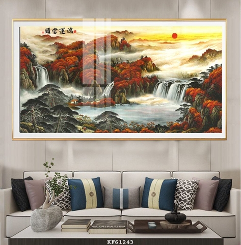 Tranh Thủy Mặc Trung Hoa | Tranh Ngọc Việt - Đắk Lắk | Tranh Ngọc Việt - Xưởng Tranh Đẹp Buôn Ma Thuột (BMT) DakLak